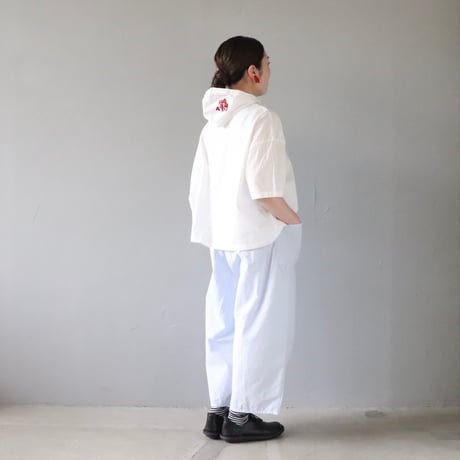 快晴堂のサイドポケットパンツ〈サックス〉