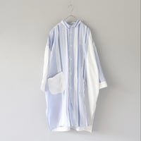 風をはらむ、ロングシャツ【快晴堂】