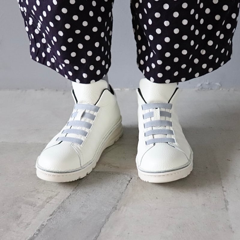 ひもゴム・ハイカットレザースニーカー | ZIPANG（じぱんぐ）