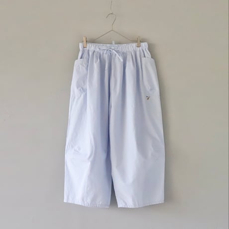 快晴堂のサイドポケットパンツ〈サックス〉