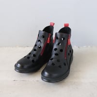 【当店別注】ドットのパンチングがたのしい、ハイカットレザーシューズ