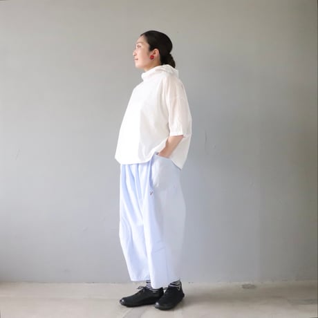 快晴堂のサイドポケットパンツ〈サックス〉