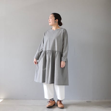 さらっと着られるギャザーチュニック【Cotton House Aya×ZIPANG】