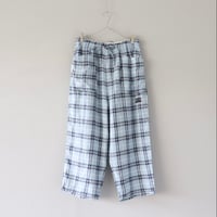 快晴堂の斜めポケットパンツ〈みずいろ〉