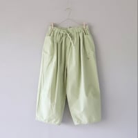 快晴堂のサイドポケットパンツ〈ライトグリーン〉
