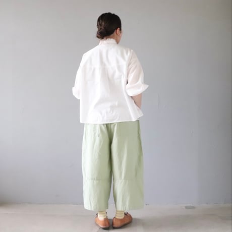快晴堂のコロンパンツ〈ライトグリーン〉