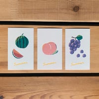KPM090 Fruits of the Card ［Summer］3種各1枚入り