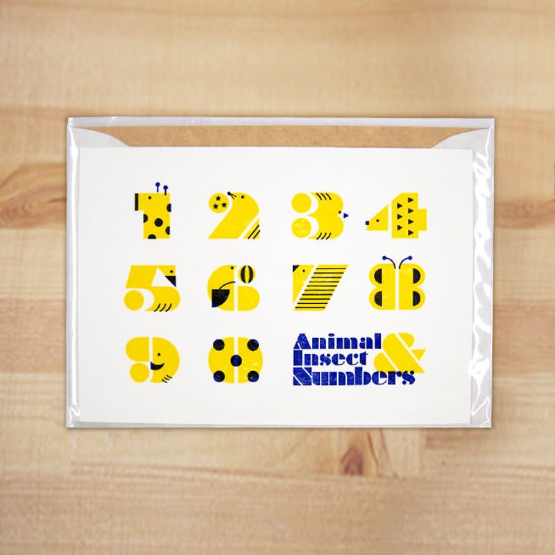TKL014 ポストカード 数字 | PRIMART DESIGN STORE TKL014 ポストカード 数字 | PRIMART DESIGN STORE