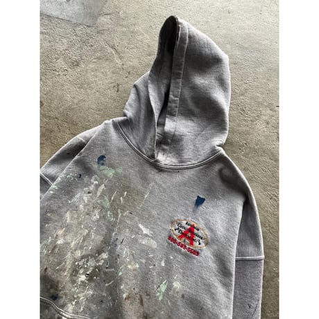 00s painted embroidery sweat hoodie