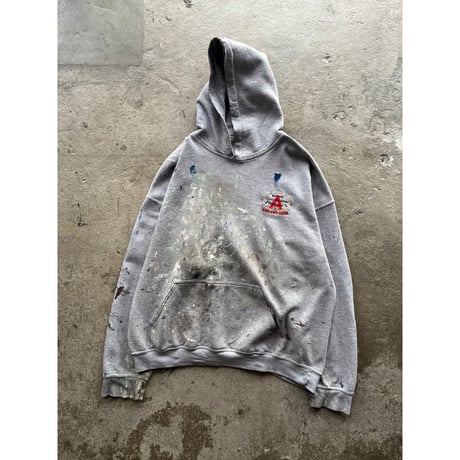 00s painted embroidery sweat hoodie