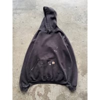 00s “Carhartt” painted sweat hoodie