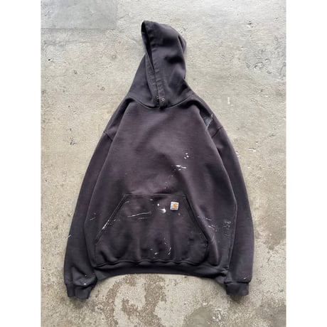 00s “Carhartt” painted sweat hoodie