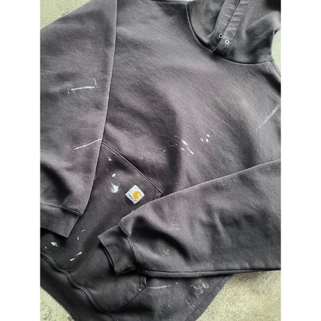 00s “Carhartt” painted sweat hoodie
