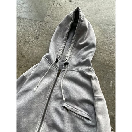 00s thermal lined sweat zip up hoodie