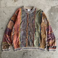 90s "COOGI" 3D knit sweater