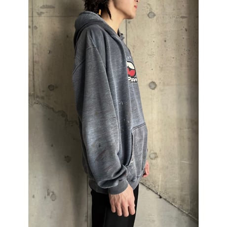 90s~00s “NO FEAR” sun faded sweat hoodie