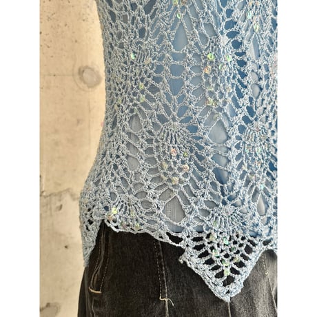 spangle summer knit camisole