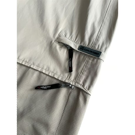 00s cotton blend 2way wide pants