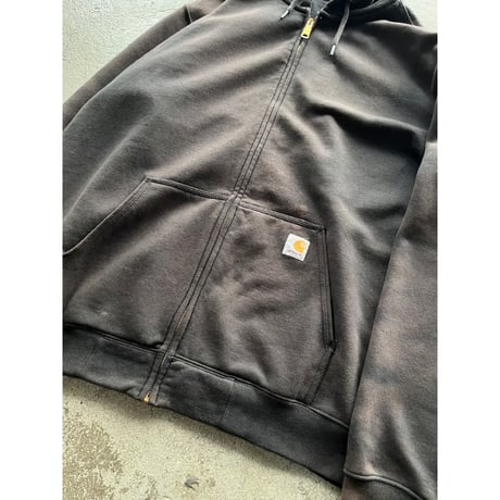 00s~ “CARHARTT” sun faded sweat zip up hoodie
