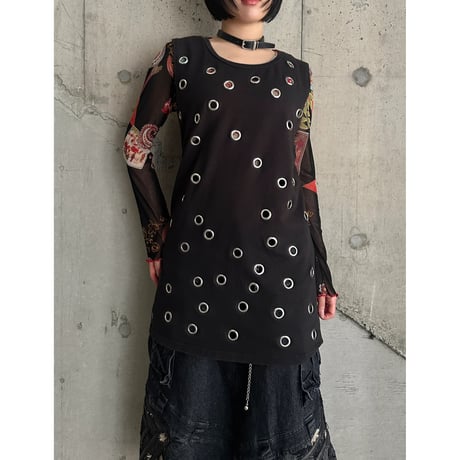 00s metal fittings design dress