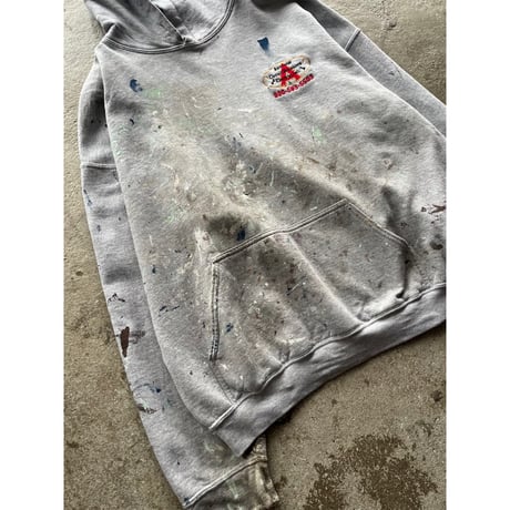 00s painted embroidery sweat hoodie
