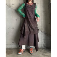 00s layered design dress