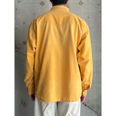 90s garment dye cotton western shirt