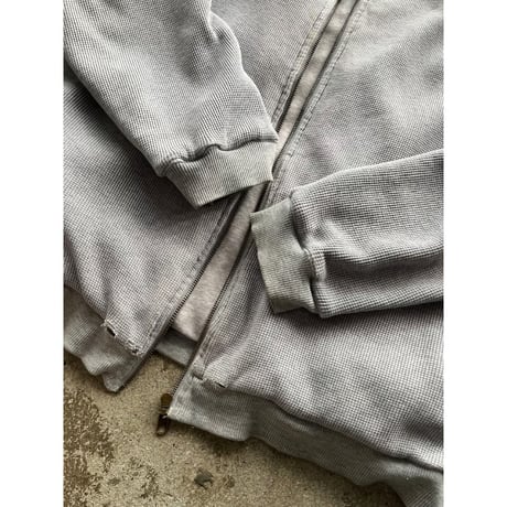 00s thermal lined sweat zip up hoodie