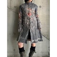 00s~ all patterned pleats design jacket