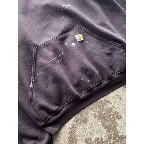 00s “Carhartt” painted sweat hoodie