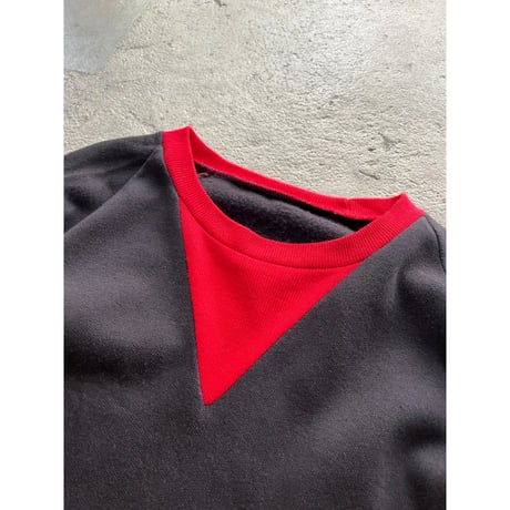 80s front pocket acrylic sweat shirt