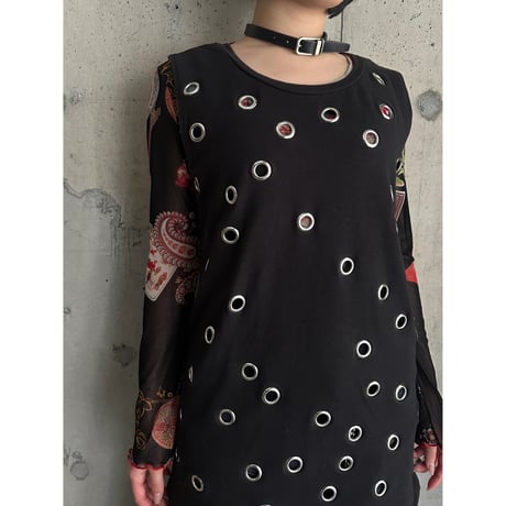 00s metal fittings design dress