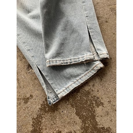 00s "Levi's" 501 hand painted denim pants