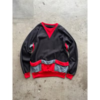 80s front pocket acrylic sweat shirt