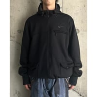00s ~ “NIKE” soft shell hooded jacket