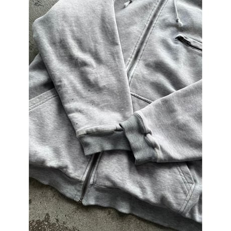 00s thermal lined sweat zip up hoodie