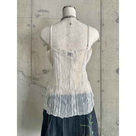 spangle design camisole