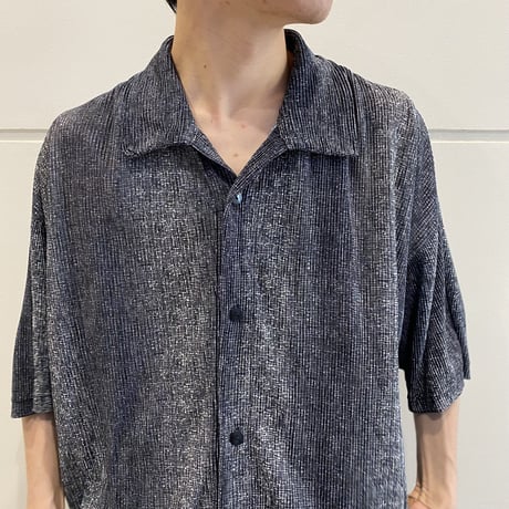 90s "Y.M.L.A" pleats shirt