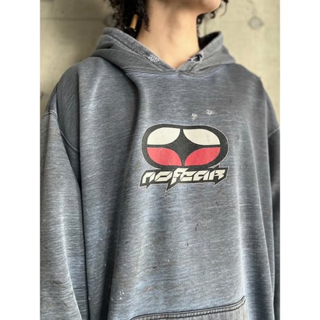 90s~00s “NO FEAR” sun faded sweat hoodie