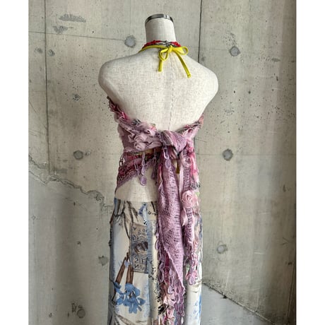 flower patterned stole