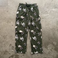 00s bulldog design fleece pajamas pants