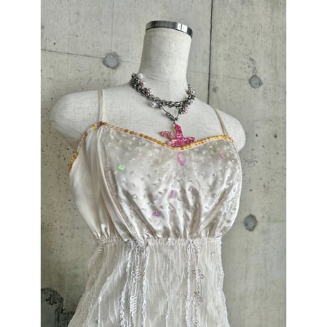 spangle design camisole