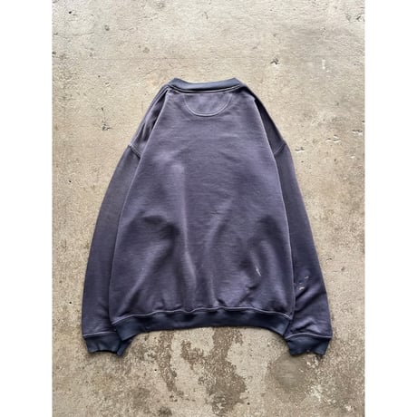 80s~90s “adidas” logo embroidery sweat shirt