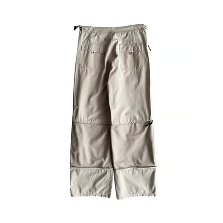 00s cotton blend 2way wide pants
