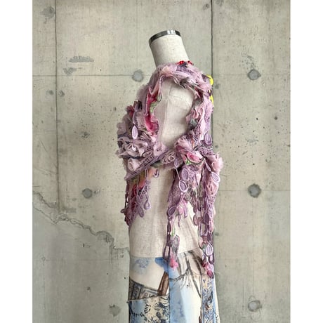 flower patterned stole
