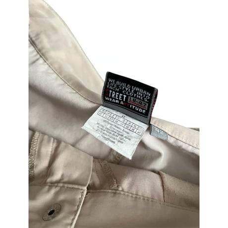 00s cotton blend 2way wide pants