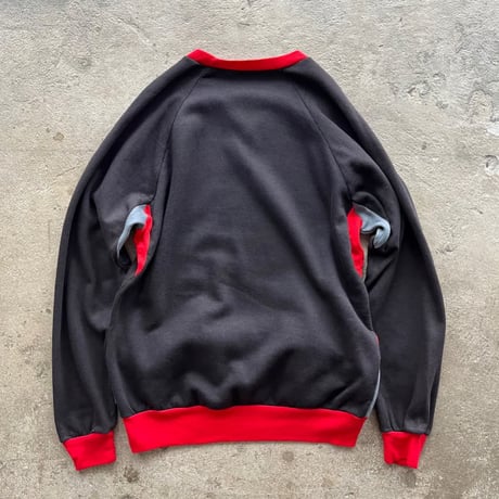 80s front pocket acrylic sweat shirt