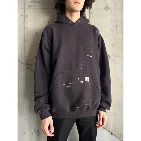 00s “Carhartt” painted sweat hoodie
