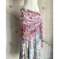 flower patterned stole