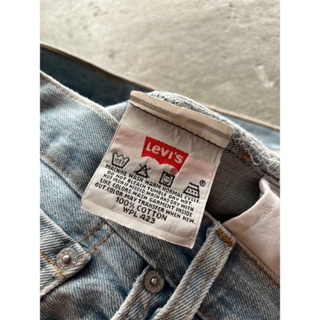 00s "Levi's" 501 hand painted denim pants